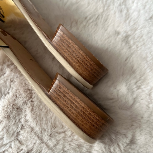 Tory Burch Women's Yellow Slide Sandals - Picture 5 of 11